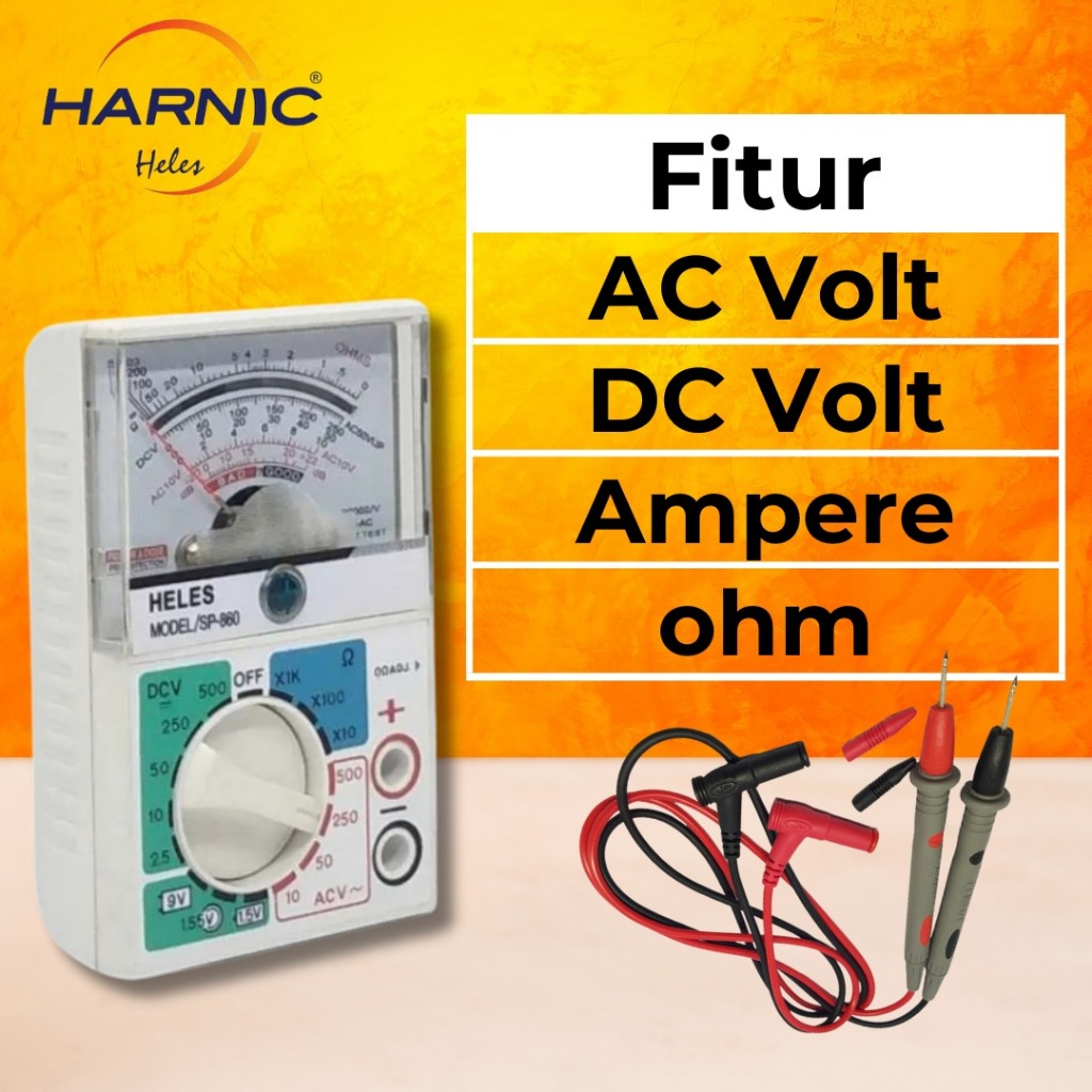 Jual Multitester Heles SP860 Multimeter Analog Heles SP-860 | Shopee ...