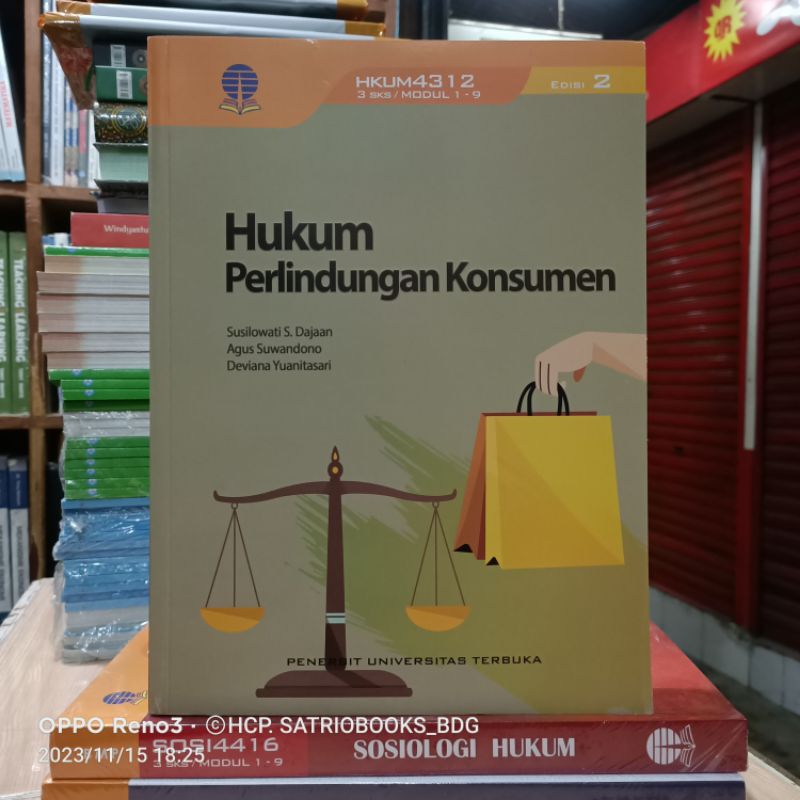 Jual HUKUM PERLINDUNGAN KONSUMEN. EDISI 2. UT. UNIVERSITAS TERBUKA ...