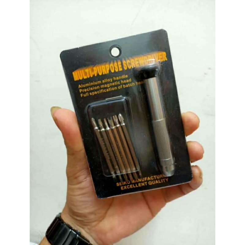 Jual Obeng multi purpose screwdriver 7 pc | Shopee Indonesia