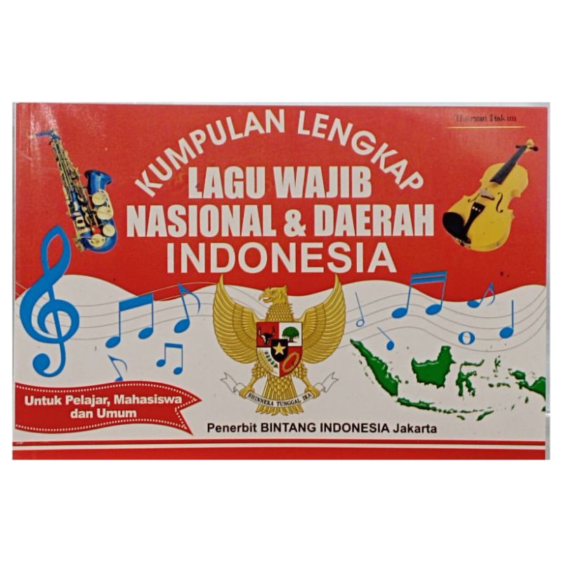 Jual Buku Kumpulan Lagu Wajib Nasional dan daerah | Shopee Indonesia