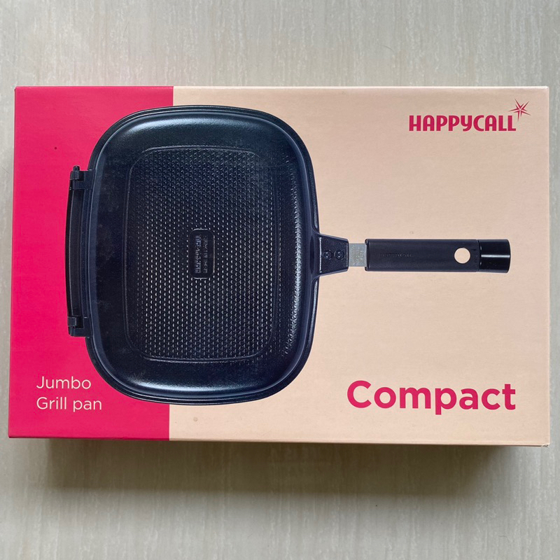 Jual HAPPYCALL Compact Jumbo Grill Pan - Shine Black | Happy Call ...