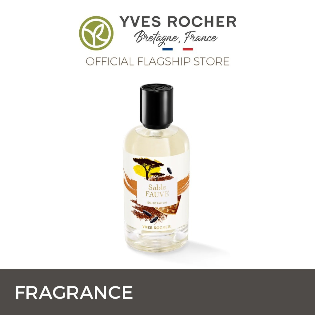 Coffret Yves Rocher Sable Fauve 100 Ml Avec Bougie - Parfum Français, Non Testé Sur Animaux, Neuf