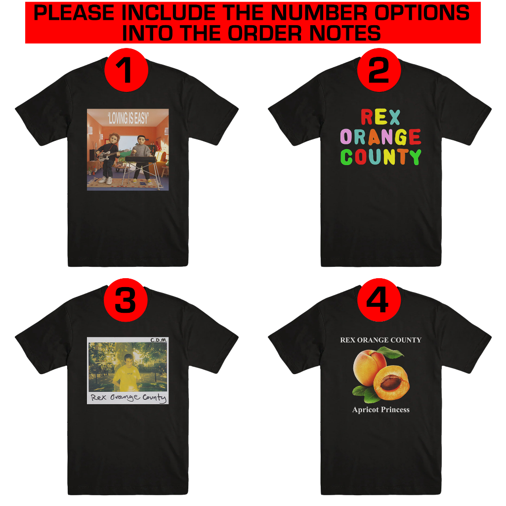 Rex Orange County ロンドンポップアップ限定Tシャツ 英国ロック・グッズの祭典『THE BRITISH ROCK』 Rex Orange County