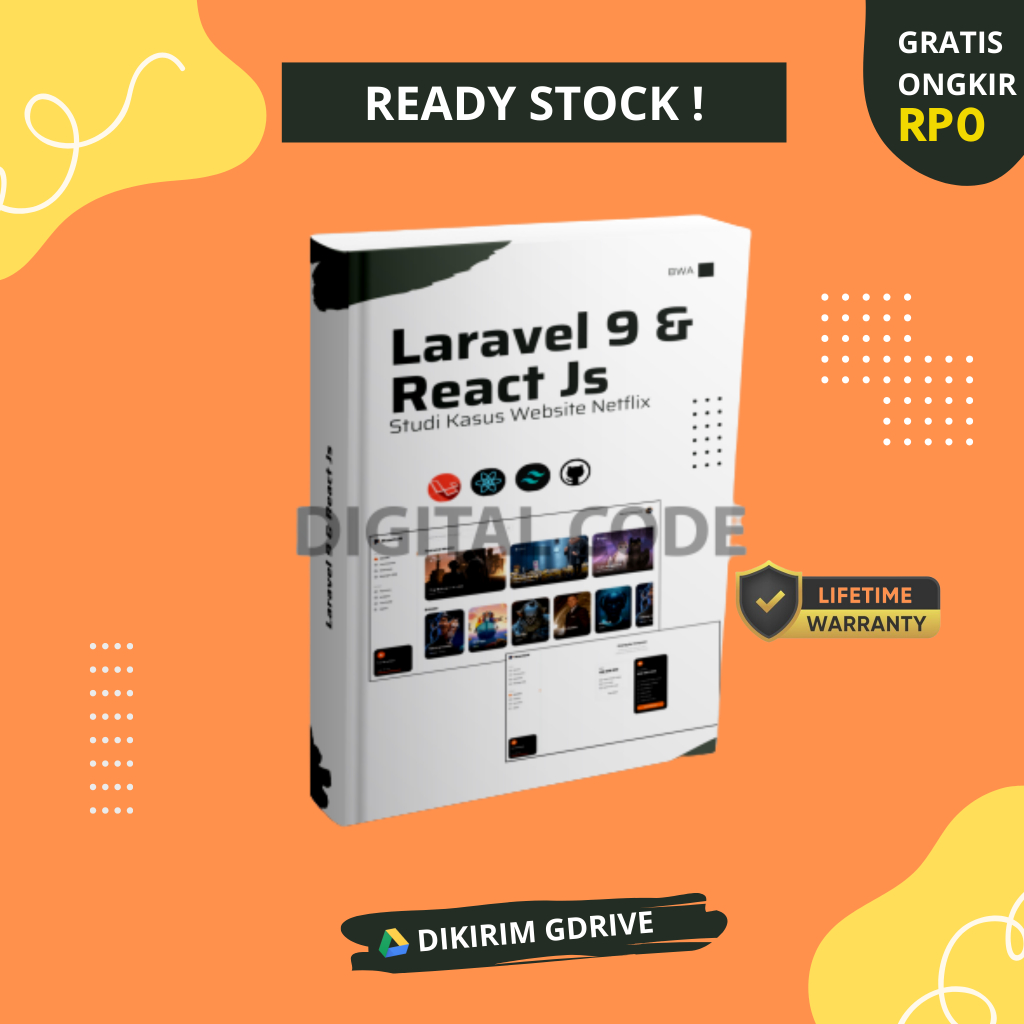 Jual COMPLETE LARAVEL 9 + REACT JS BWA - Studi Kasus Membuat Web Mirip ...