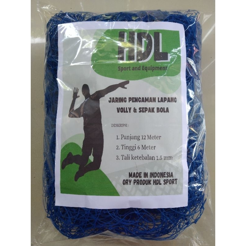 Detail jaring dan antena bola voli putra