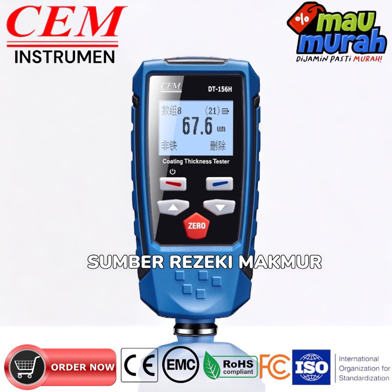 Jual Paint Thickness Gauge CEM DT-156H Coating Tester DT156H Cat DT156 ...