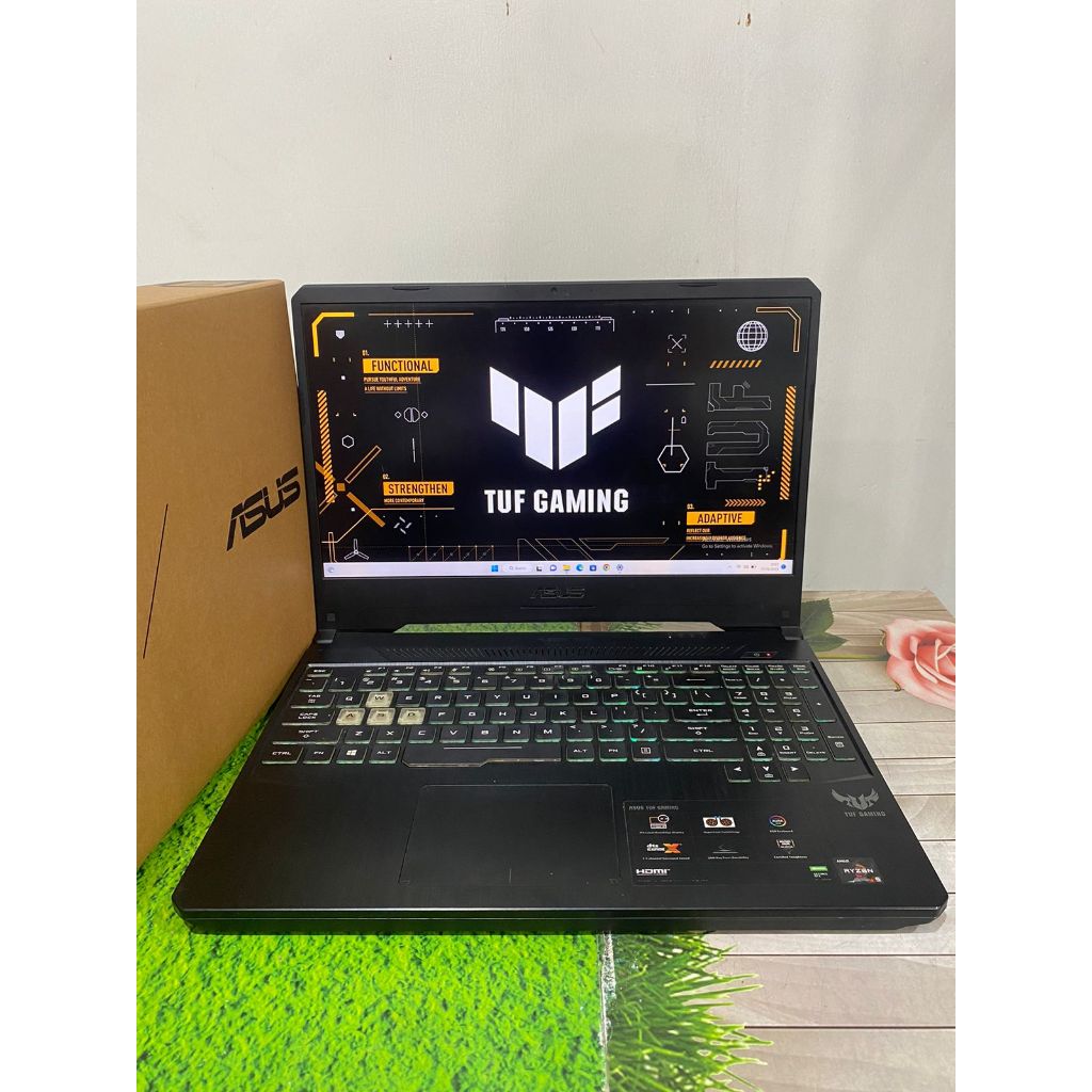Tastiera AZERTY Belgio RGB Retroilluminata Per Asus TUF Gaming FX505DD, FX505DU, FX505DT, TUF505DT - Nero