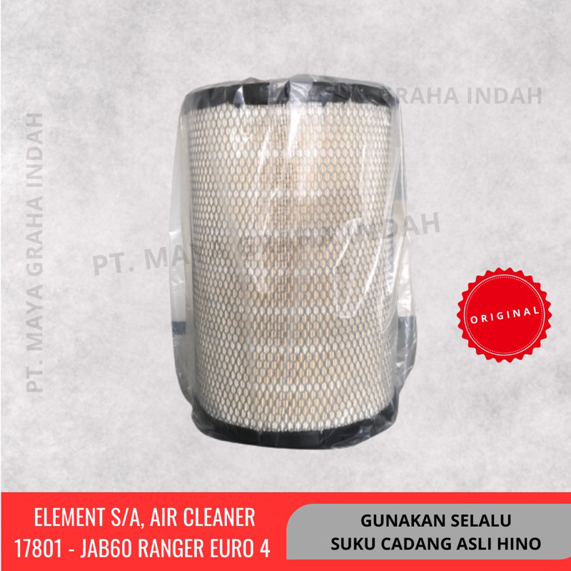Jual Element S/A, Air Cleaner 17801 - JAB60 RANGER EURO 4 Original ...