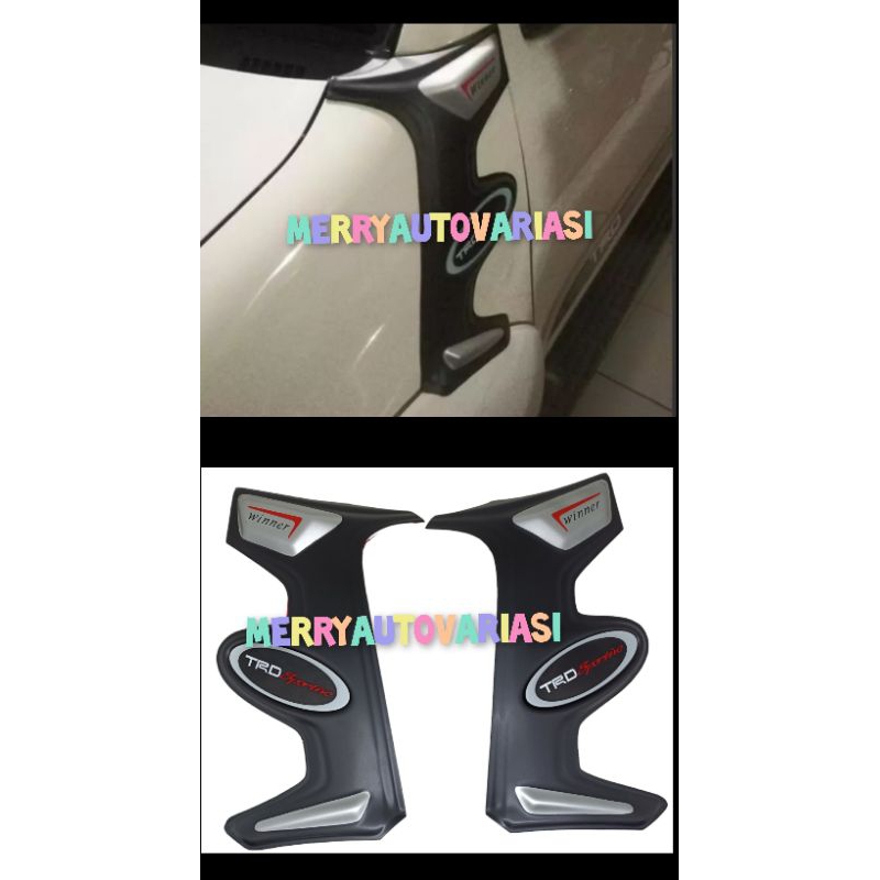 Jual Emblem Side Ventilator Side Vent Air Flow Samping Mobil Toyota Fortuner Trd Sportivo