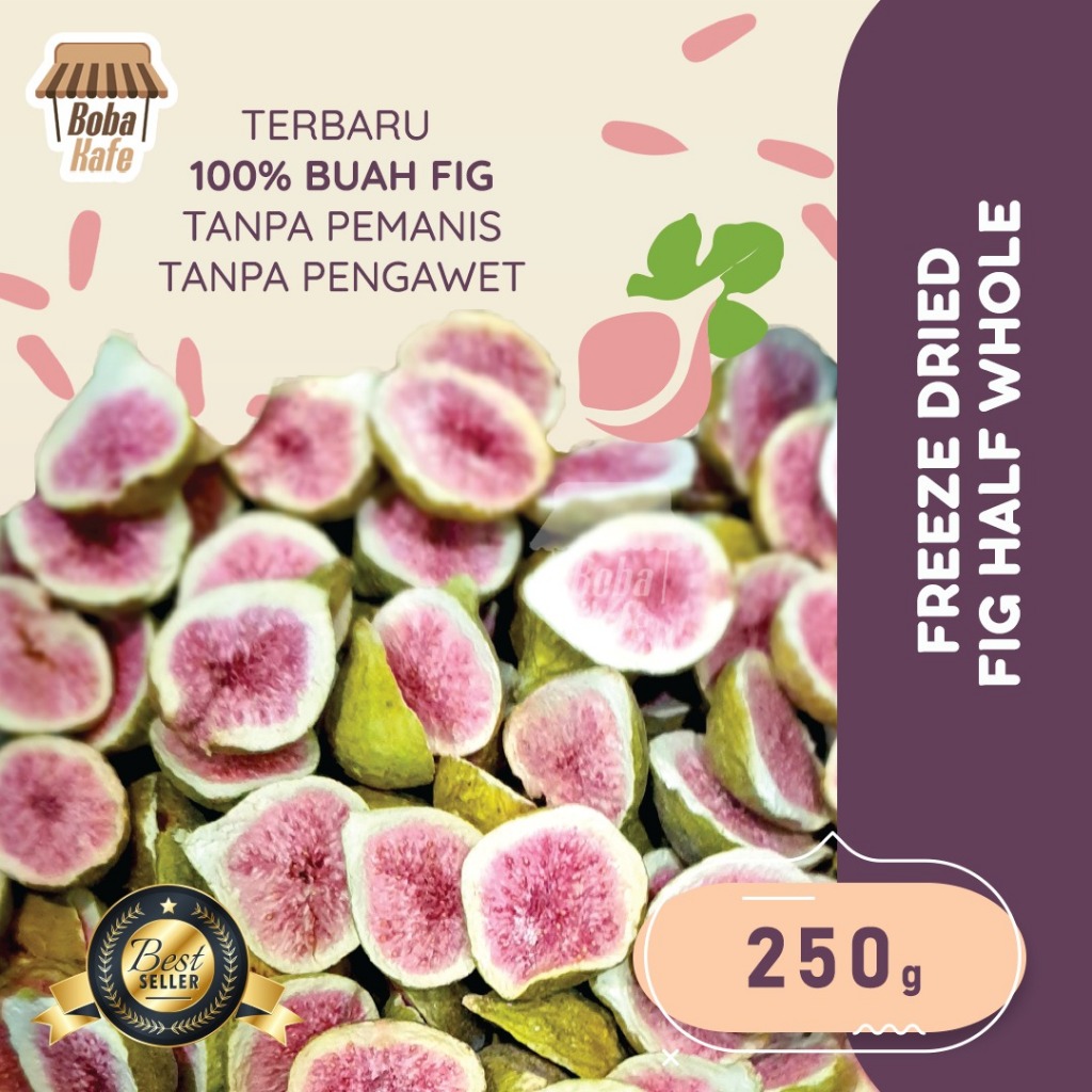 Jual FREEZE DRIED FIG - HALF WHOLE - Buah Kering FIG Asli @250GR ...