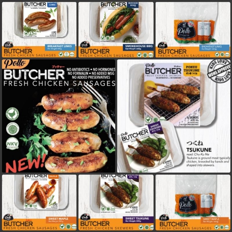Jual POLLO butcher ( fresh sausage/ sosis ayam ) | Shopee Indonesia