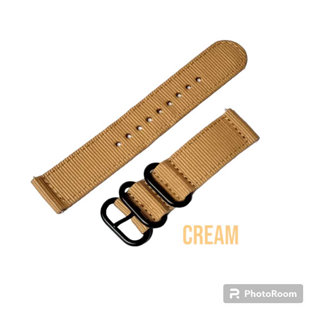 Jual Strap jam tangan-Nato Zulu Ring 3 Nylon Watch Strap Tali Jam ...