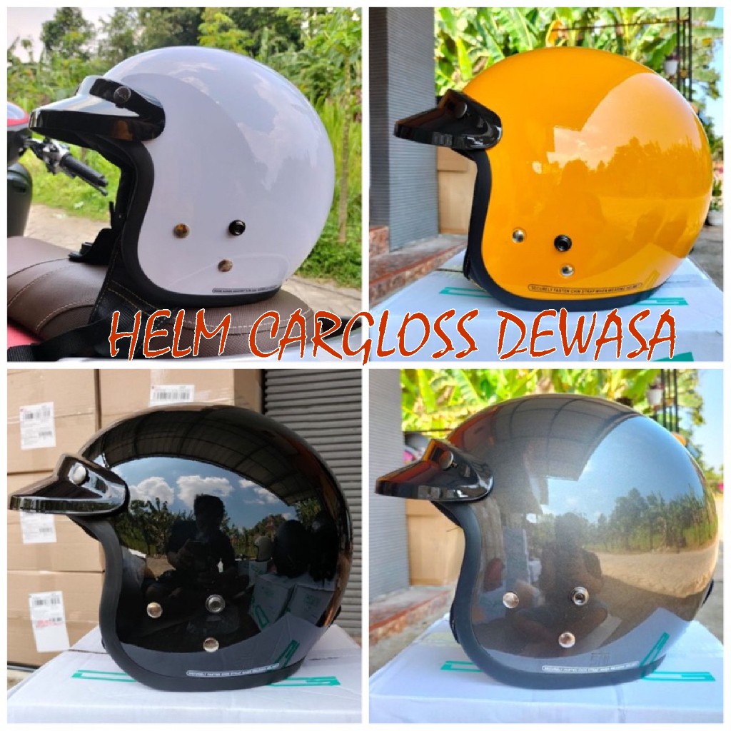 Jual Helm Bogo Carglos Dewasa Sni Full Leher Free Packing Kardus Box Shopee Indonesia