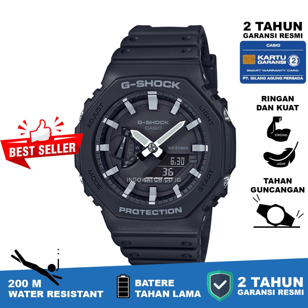 Jual Casio g shock GA 2100 1A g shock ga 2100 original garansi resmi Shopee Indonesia