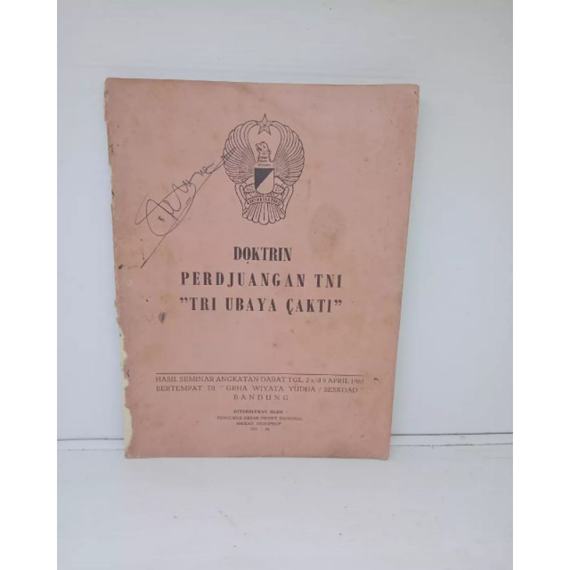 Jual DOKTRIN PERJUANGAN TNI (TRI UBAYA CAKTI) | Shopee Indonesia