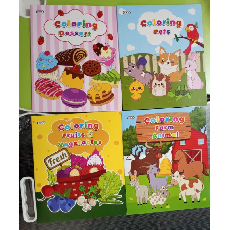 Jual Buku mewarnai Kiky / Coloring book / buku anak TK / paud | Shopee ...