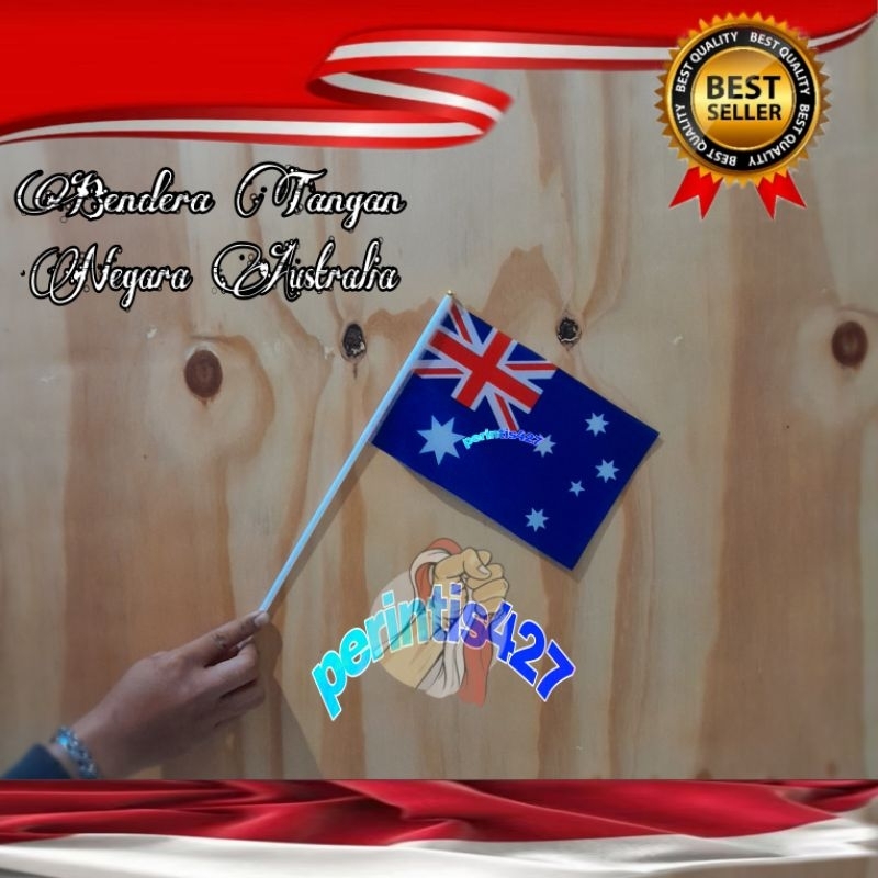 Jual BENDERA TANGAN NEGARA+STIK PEGANGAN | Shopee Indonesia