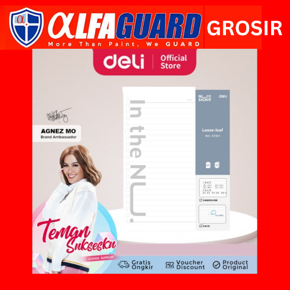 Jual Nusign Loose-leaf Notebook Refill / Isi Binder B5 Garis 50 Lembar ...