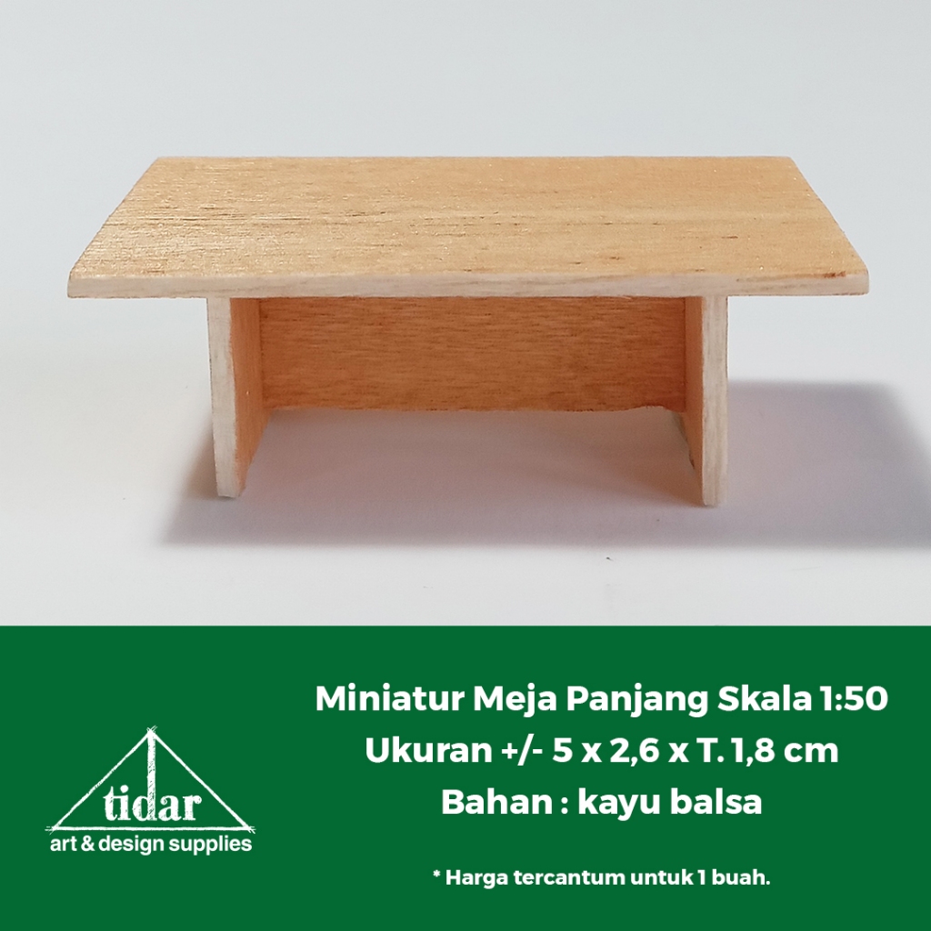 Jual Mh Miniatur Maket Meja Rapat Skala Meja Kayu Makan