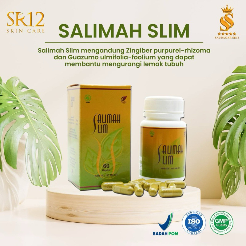 Jual Sr12 Salimah Slim 60 Kapsul Pelangsing Herbal Shopee Indonesia