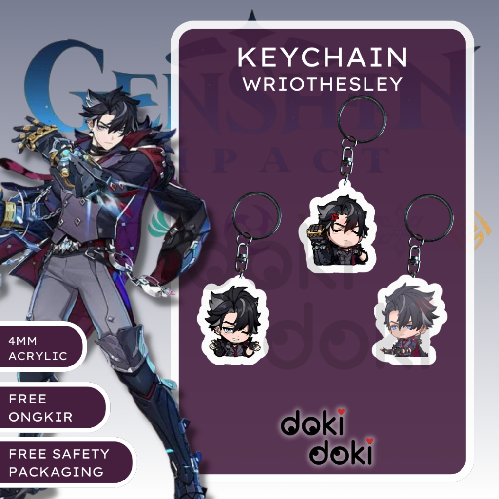 Jual GANTUNGAN KUNCI KEYCHAIN WRIOTHESLEY GENSHIN IMPACT | Shopee Indonesia