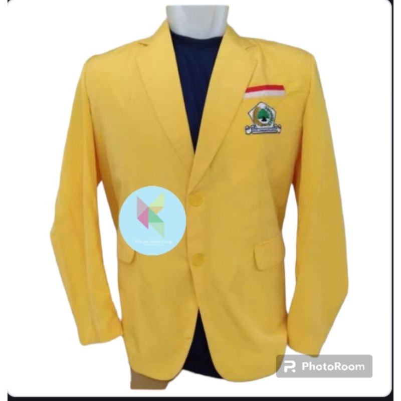 Jual jas partai Golkar blazer partai Golkar kuning | Shopee Indonesia