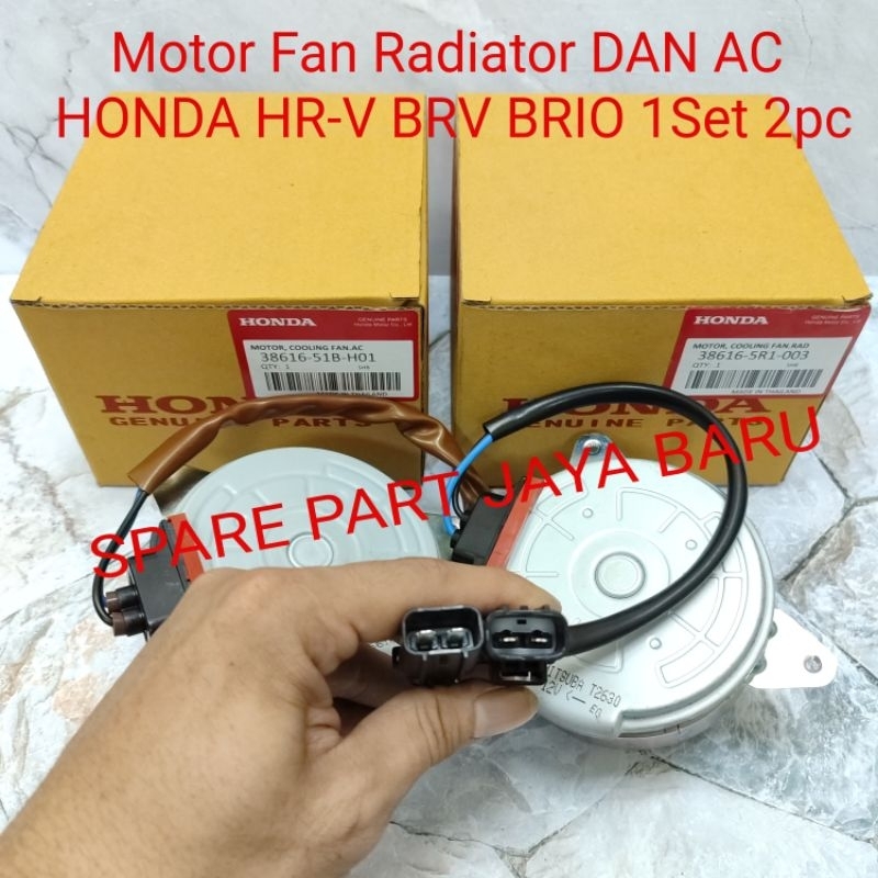 Jual Motor Fan Cooling Set Radiator Dan Ac HRV HR-V BRV BRIO Original ...