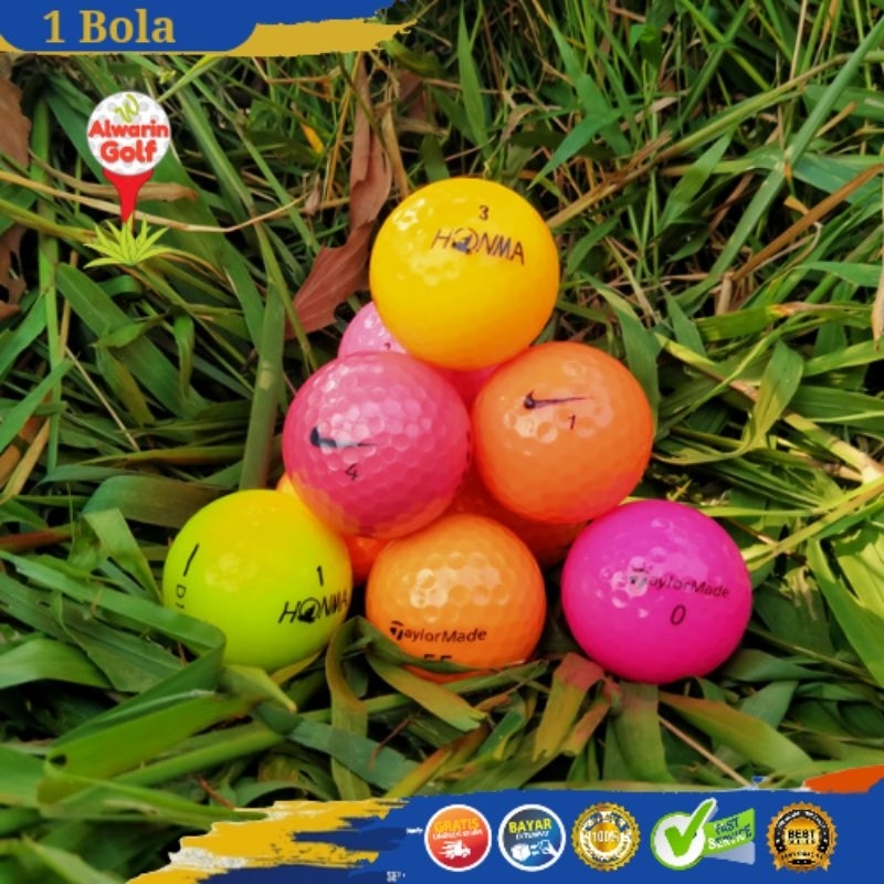 Jual Bola Golf Warna Mix Campur Grade A Golf Ball Original Second Bekas ...