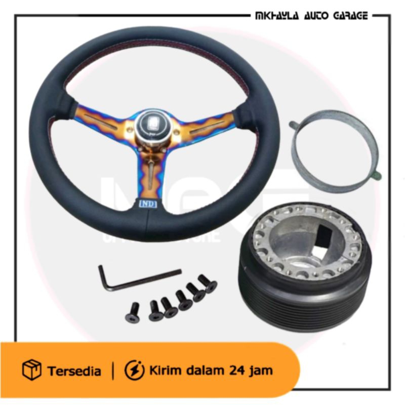 Jual Paket Stir Racing Bosskit Nissan Grand Livina Datsun Go Xtrail March Shopee Indonesia