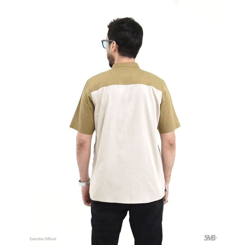 Jual Esembe Kemko Lengan Pendek D003 Katun Dobby | Shopee Indonesia