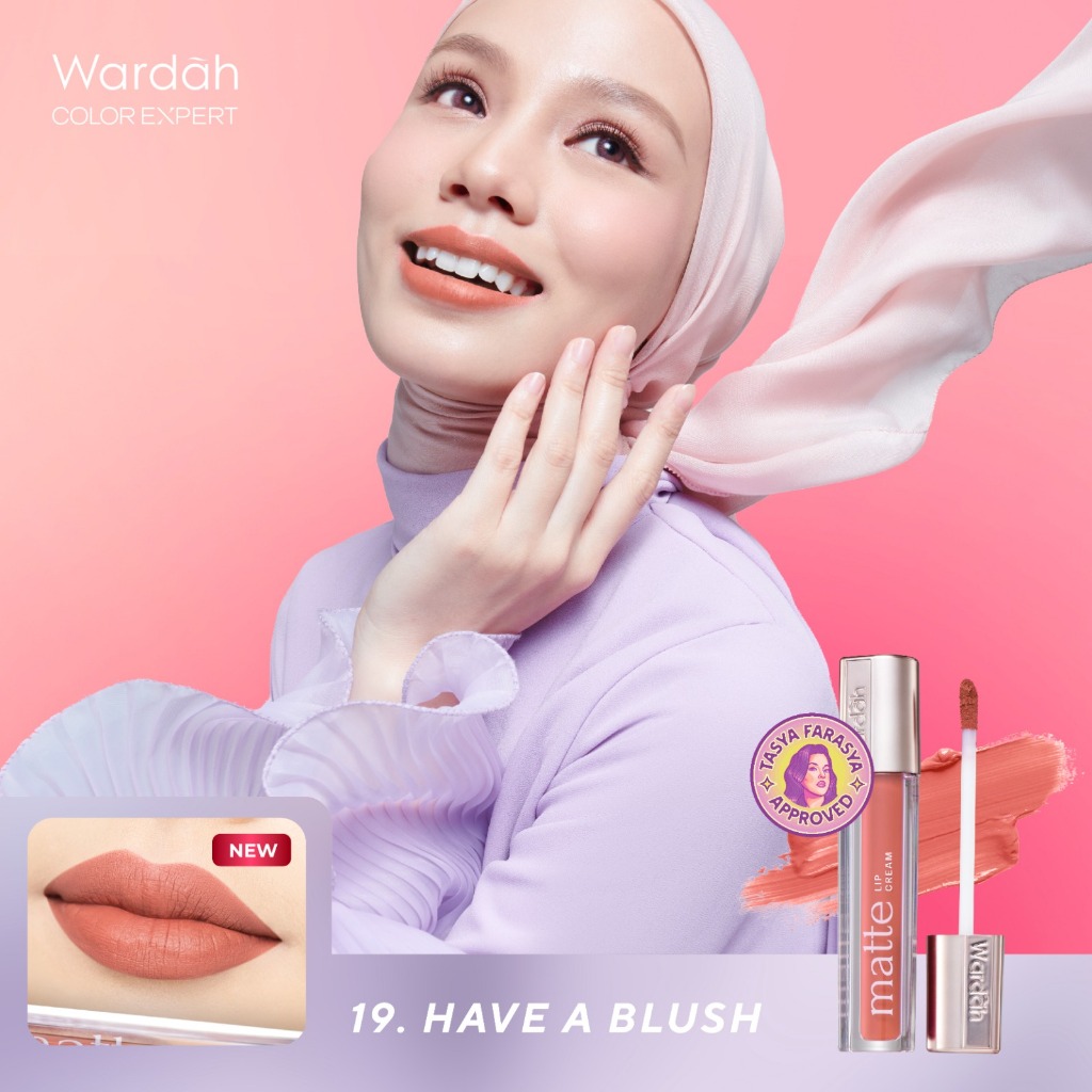 Jual Tasya Farasya Approved New Wardah Matte Lip Cream Non Dry