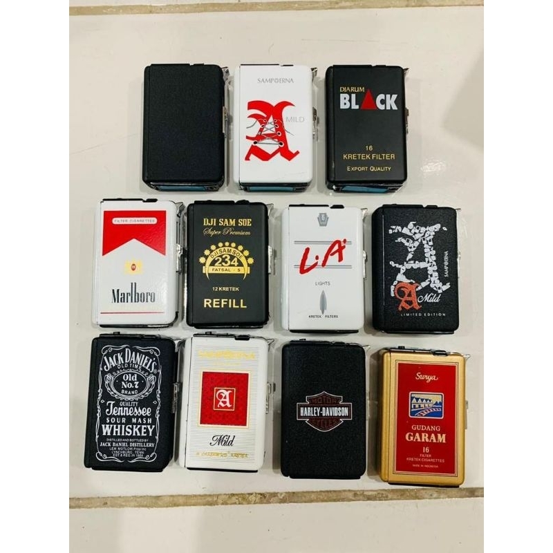 Jual Cod Tempat Rokok Plus Korek Murah,Kotak Rokok Plus Korek, Tempat ...