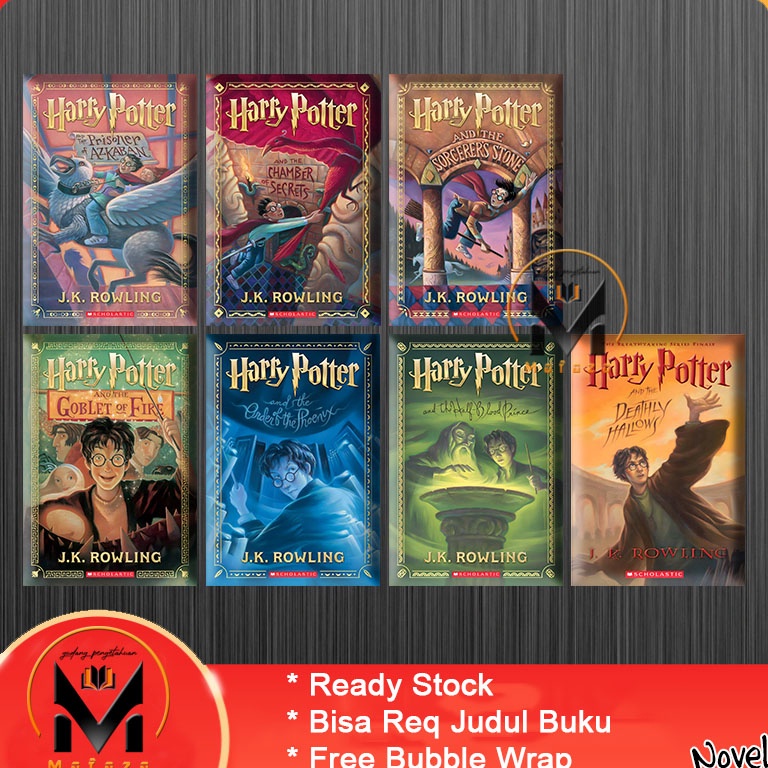 Jual [KODE T8D9] Harry Potter (7 book series) (English) Shopee Indonesia