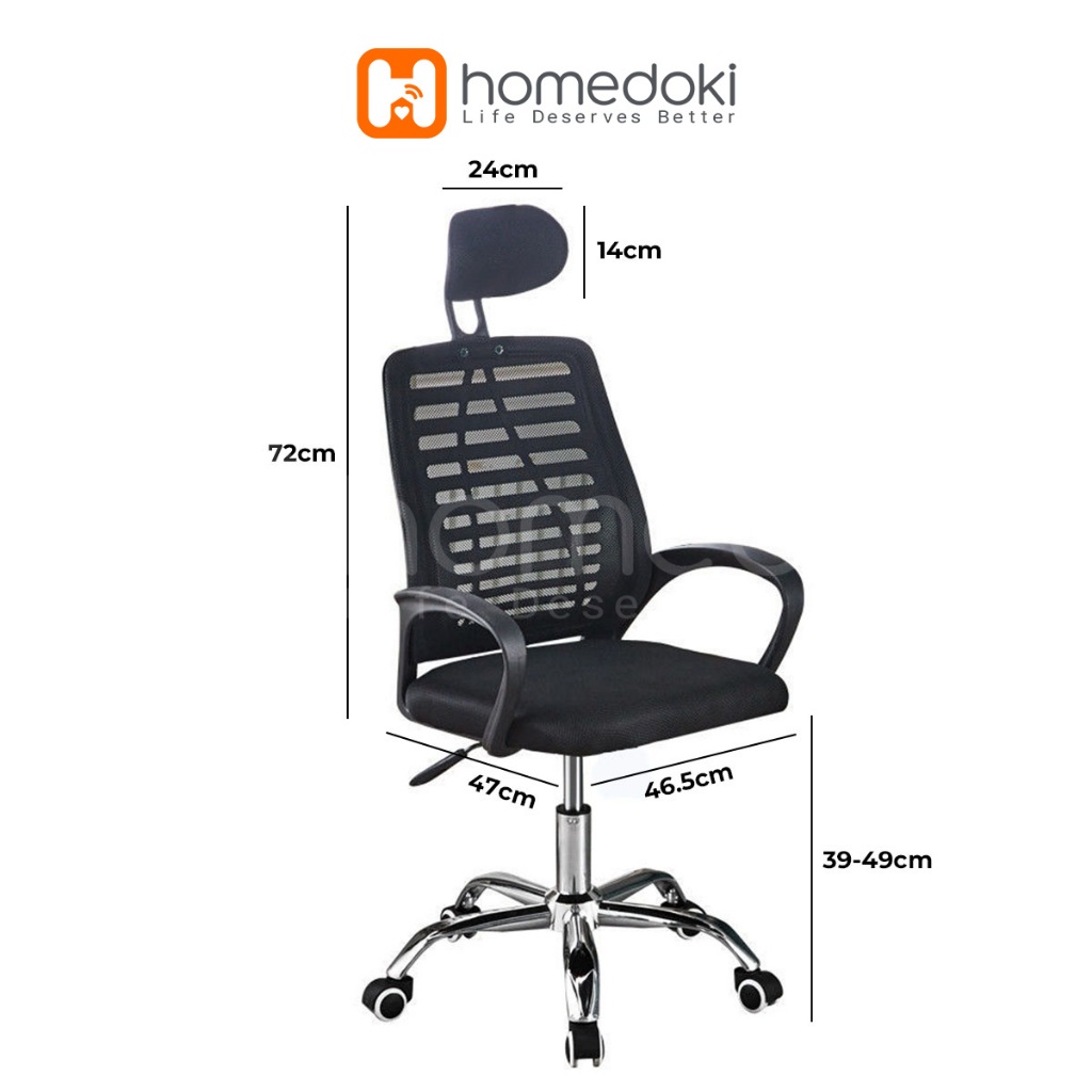 Jual Homedoki Kursi Kantor Kursi Gaming Kursi Putar Kursi Kantor Hidrolik Kursi Jaring