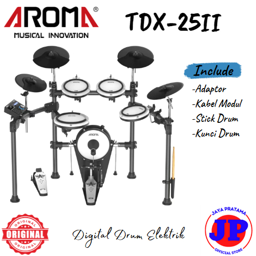 Jual Aroma TDX25II Digital Drum Elektrik Kit Original TDX-25II | Shopee ...