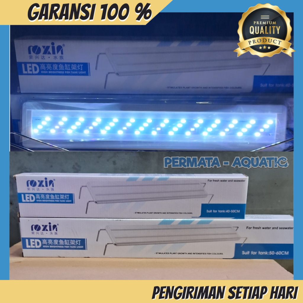 Jual Lampu Gantung Roxin Led Warna Putih Biru Lampu Aquarium Aquascape