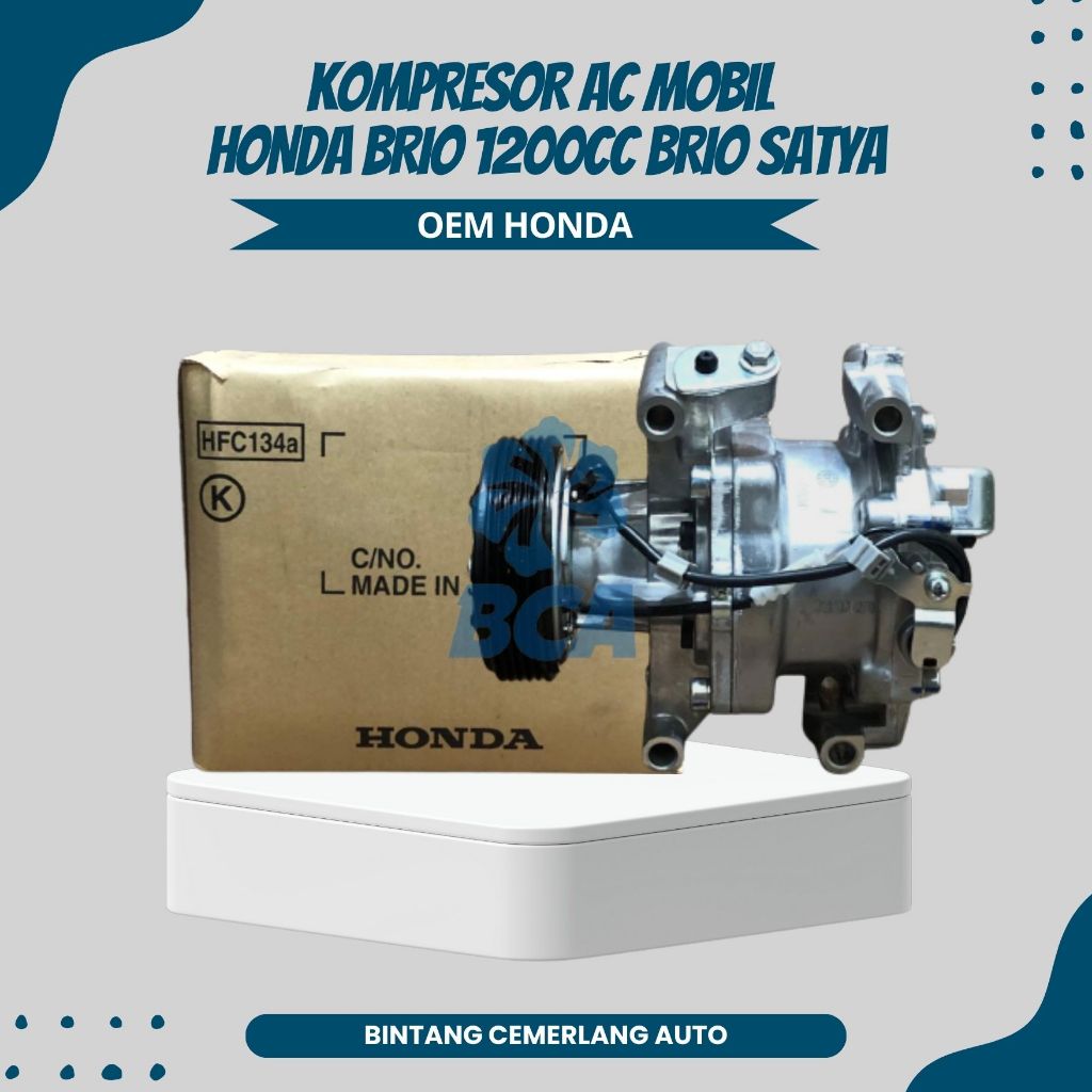 Jual COMPRESSOR KOMPRESOR AC Mobil Honda Brio 1200CC Brio Satya OEM ...