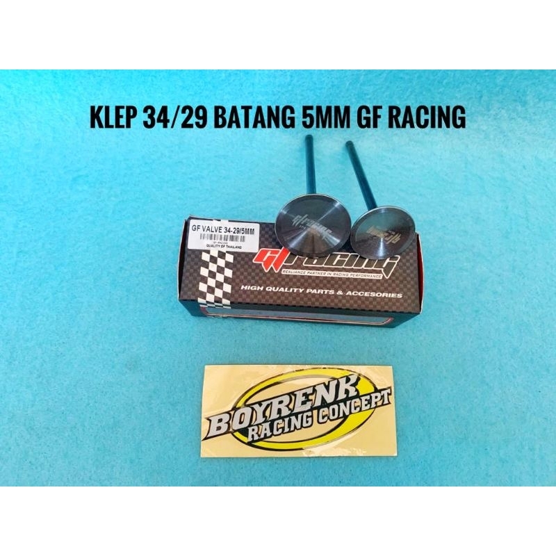 Jual Klep Valve Set In Ex Gf Racing Batang Boyrenk Racing