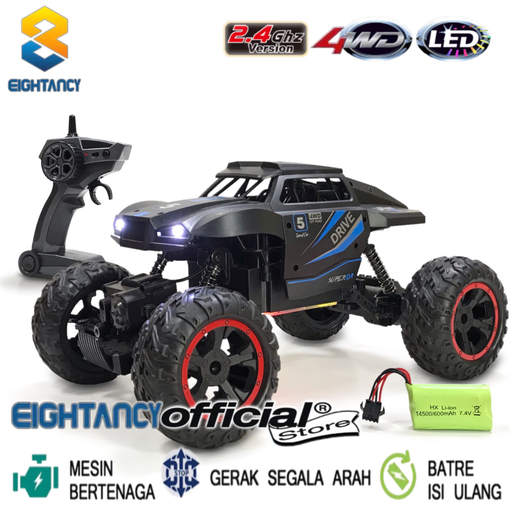 8T RC Car 6026 Mainan Anak Mobil Remote Control Cross Country Offroad 1201  Pr 17708 Mobil RC Fitur Keluar Asap Nitro Dan Lampu 4WD 1:14 Gratis 