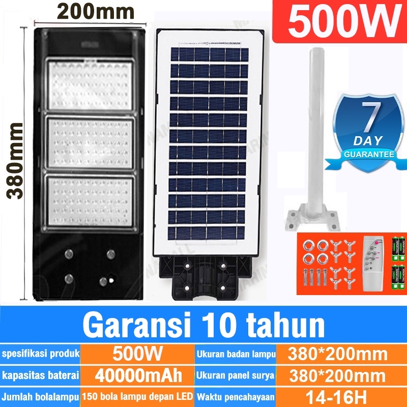 Jual 【Garansi 10 Tahun】Lampu Jalan Tenaga Surya Matahari Ready Stock ...