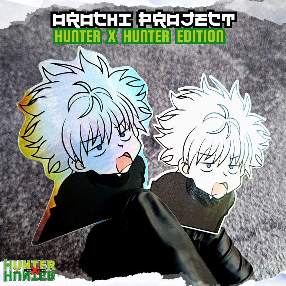 Jual Sticker Stiker Anime Killua Kilua Hunter X Hunter Hologram Glossy ...