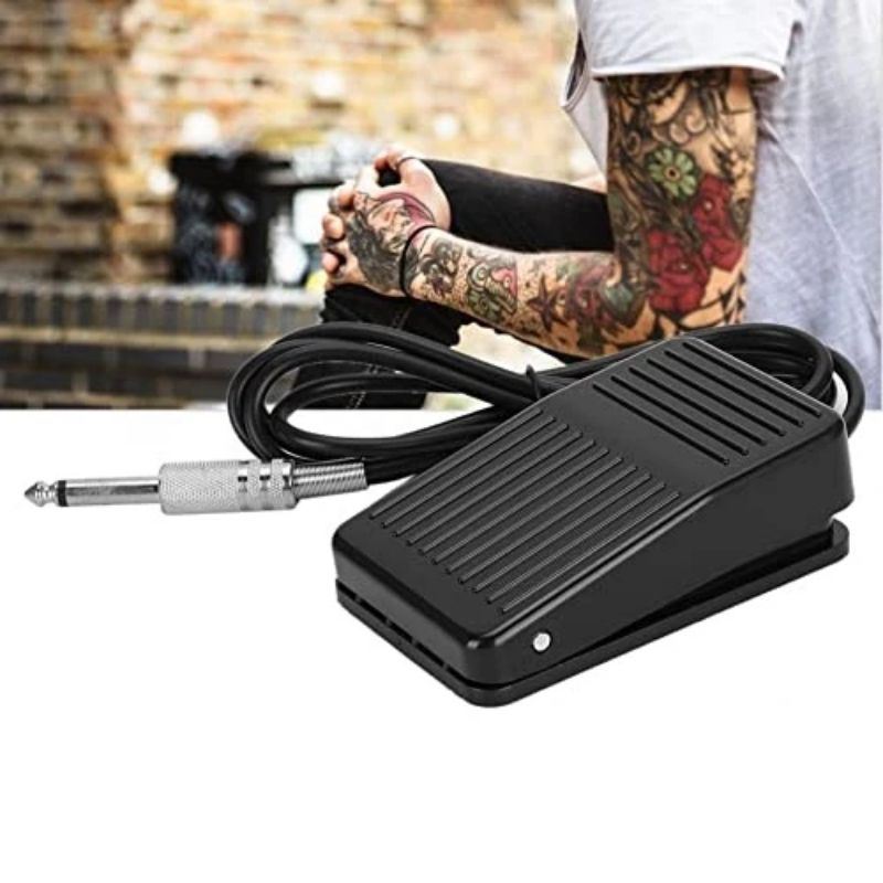 Tattoochest 3in1 Tattoo Kit: LCD Digital Power Supply, Foot Pedal & Clipcord – 110-220V, 0-18V, 1.5A