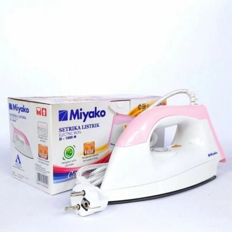 Jual Setrika/Gosokan Listrik MIYAKO EL 1000 M | Shopee Indonesia