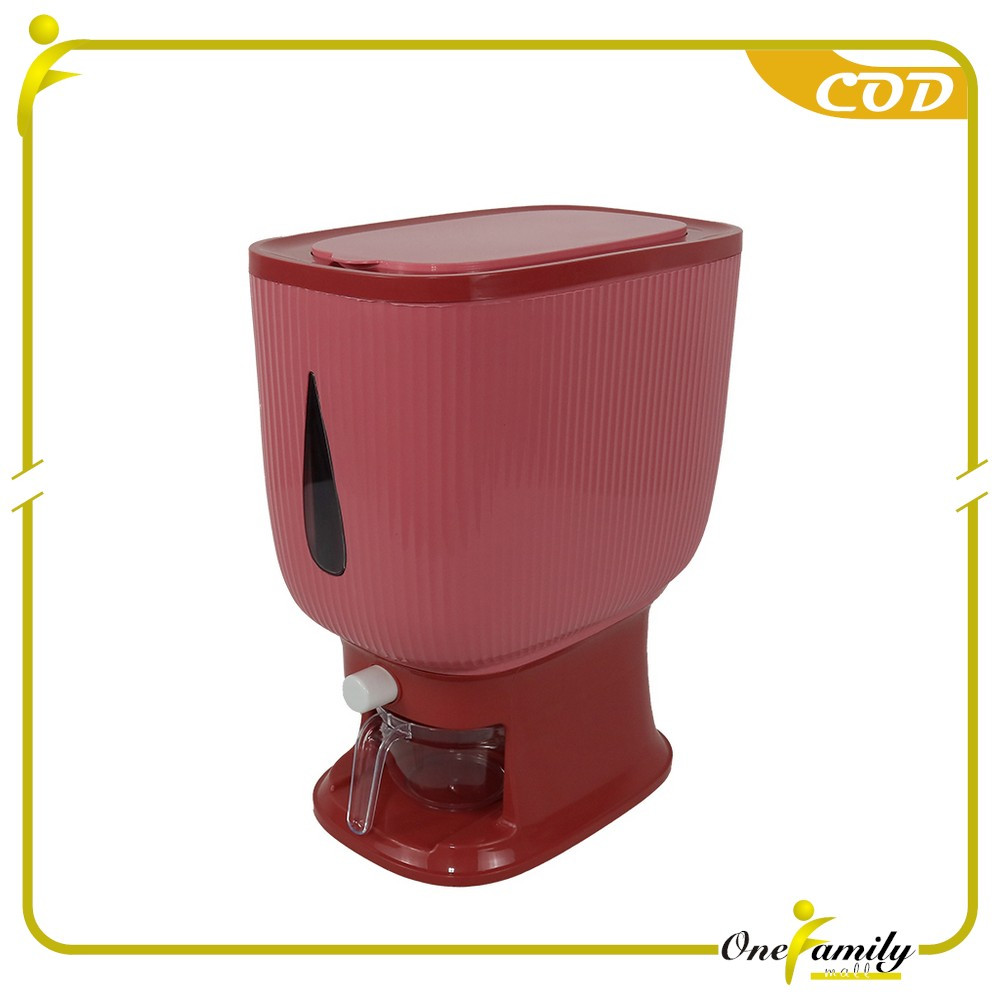 Jual ONE-C360 Dispenser Beras 10 KG Rice Dispenser Tempat Wadah ...