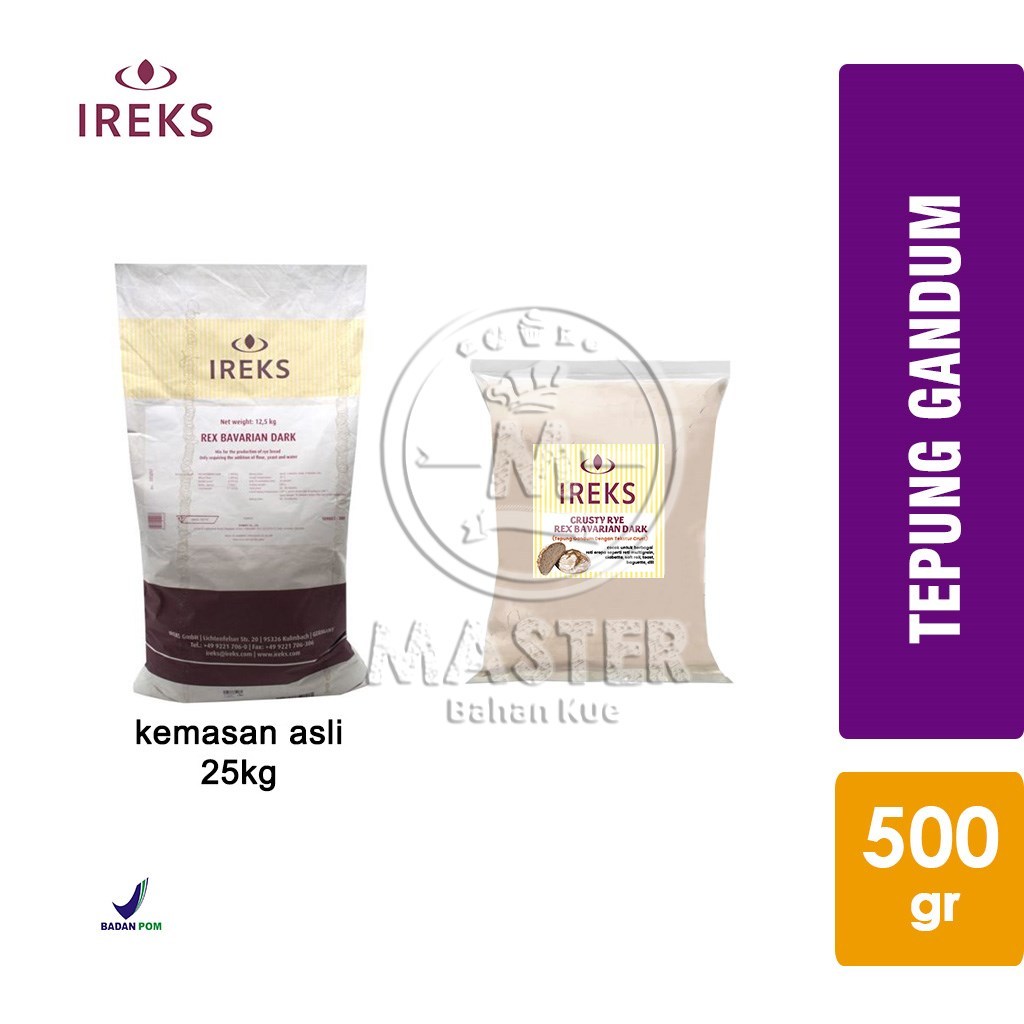 Jual Tepung Gandum Crusty Rye IREKS Rex Bavarian Dark [500 gr] | Shopee ...
