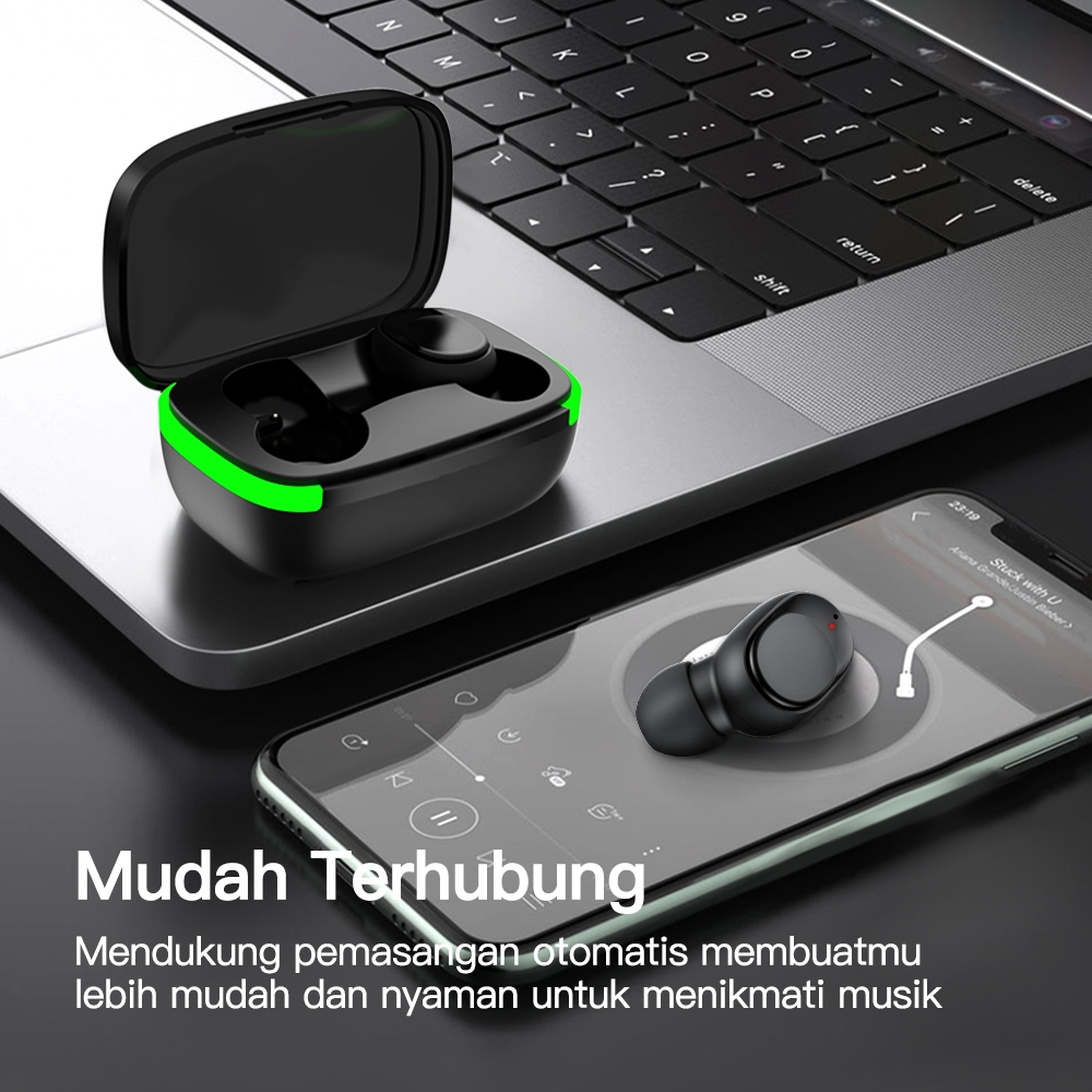 Jual Ecle Y Tws Earphone Headset Bluetooth Touch Control Hifi