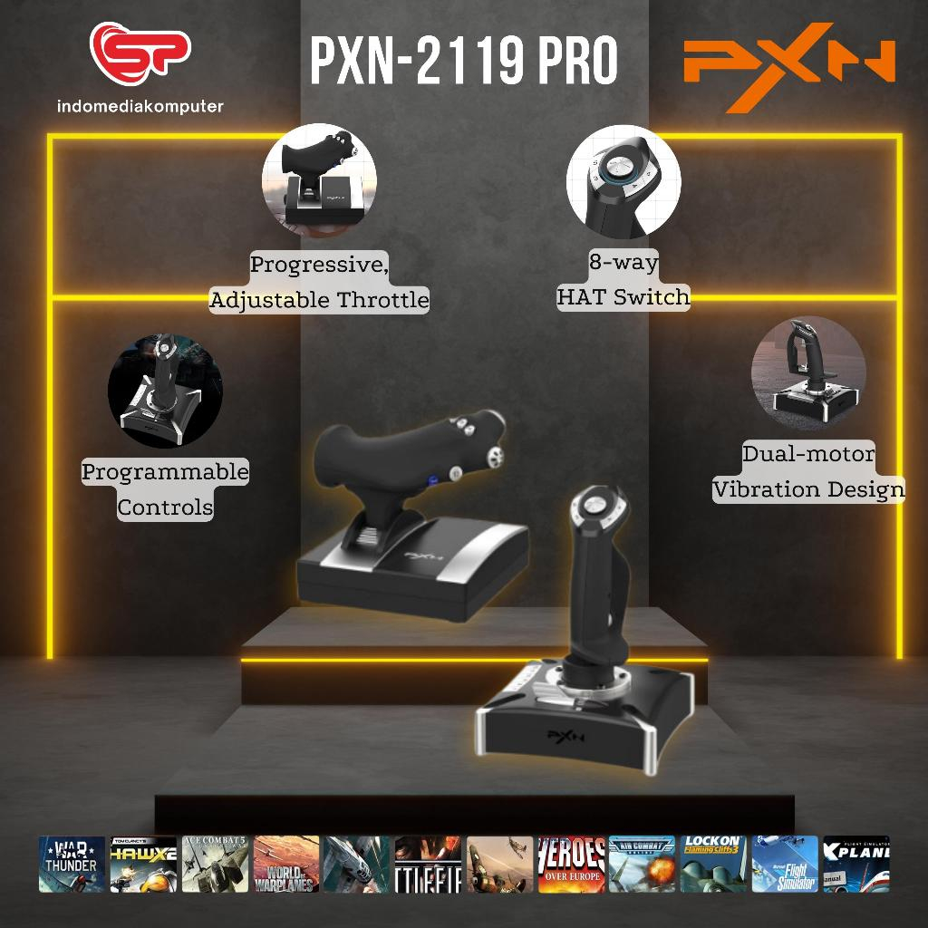 Jual GAMEPAD FLIGHT JOYSTICK PXN-2119 PRO | Shopee Indonesia