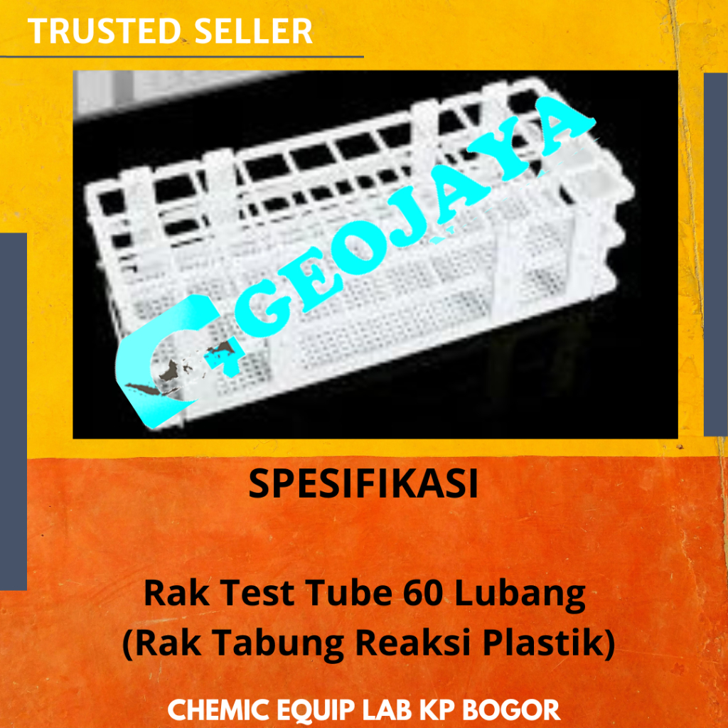Jual Rak Test Tube 60 Lubang (Rak Tabung Reaksi Plastik | Shopee Indonesia