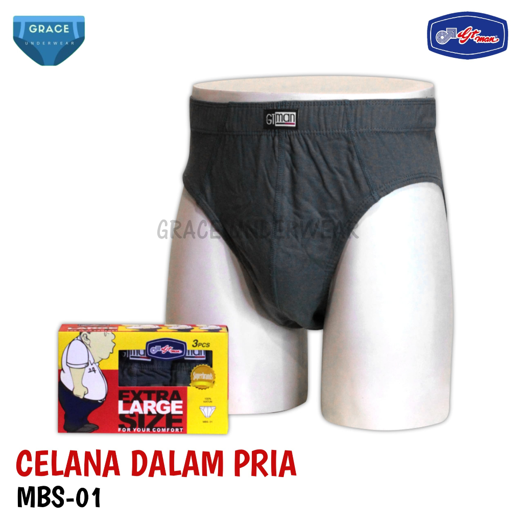 Jual Celana Dalam Pria Gtman Big Size Mbs Isi Pcs Shopee Indonesia