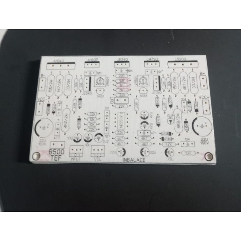 Jual PCB Driver Power Amplifier 1350W APEX B500 TEF Input Balance Fbr4